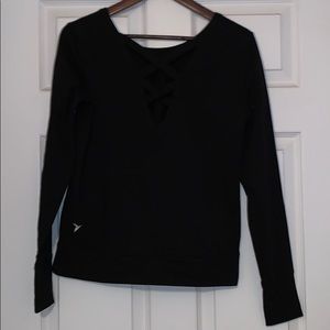Barely worn open back crew sweatshirt